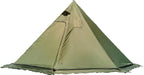 Ultralight 3-4 Person Teepee Tent with Snow-Skirt and Stove Jack Without Mesh Backpacking Outdoor Tent