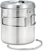 Solo Stove Pot 1800 Stainless Steel Companion Pot Great Cookware for Backpacking Camping Survival Backpacking Kitchen and Cooking Simple Equipment Set & Accessories for Hiking Campfires and Adventure