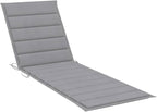 Patio Sun Lounger with Table and Cushion Solid Acacia Woodrecliner Patio Tanning Chair Camping chairsSuitable for Garden Courtyard