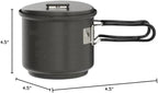 Esbit CS585HA 3-Piece Lightweight Camping Cook Set for Use with Solid Fuel Tablets