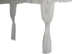 TentandTable Elegant 10.5' Polyester Canopy Tent Leg Drapes for Enhanced Weddings & Formal Events Aesthetics – Water-Resistant Party Tent Leg Drapery, 2-Pack
