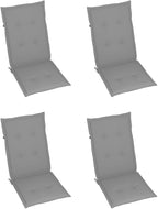 Folding Patio Chairs,Bistro Chair,Patio Funiture,Lawn Chairs,Armchair,Beach Chair,Camp Chair,Coffee Chair,for Outdoor,Fire Pit,Deck,Lawn,Outside,Garden,3 pcs with Cushions Solid Acacia Wood