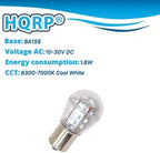 HQRP 2-Pack Headlight LED Bulb compatible with 925-0963 725-0963 1772001 725-0963P 725-0963 Ryobi 13AD678G034 13AN688G034, Yard Machines 13AC762F000 (2008) Lawn Tractor Headlamp