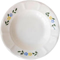 Camping Plates Hand-Painted Lace Ceramic Dinner Plate Household Large Bone China Dinner Plate Suitable for Pasta Salad and Other Western Food Tableware Decorative Plate
