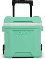 Igloos Profile II 16-Quart Wheeled Cooler with Telescoping Handle, THERMECOOL Insulation, 24-Can Capacity