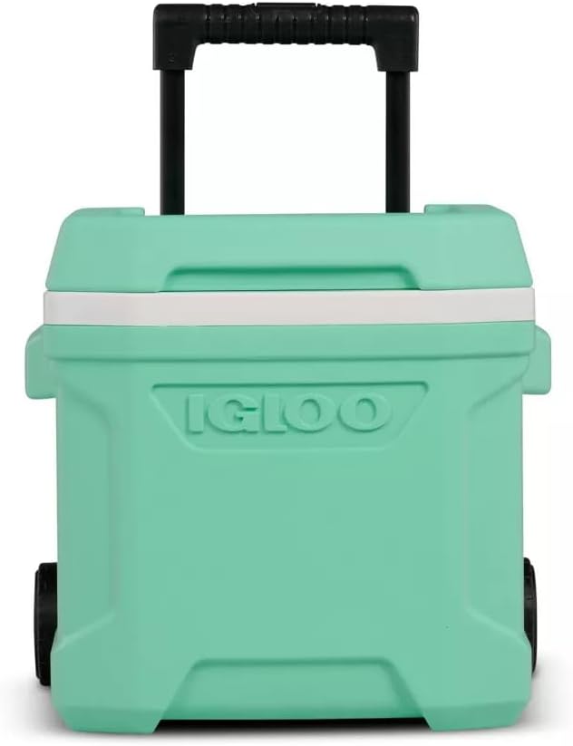 Igloos Profile II 16-Quart Wheeled Cooler with Telescoping Handle, THERMECOOL Insulation, 24-Can Capacity
