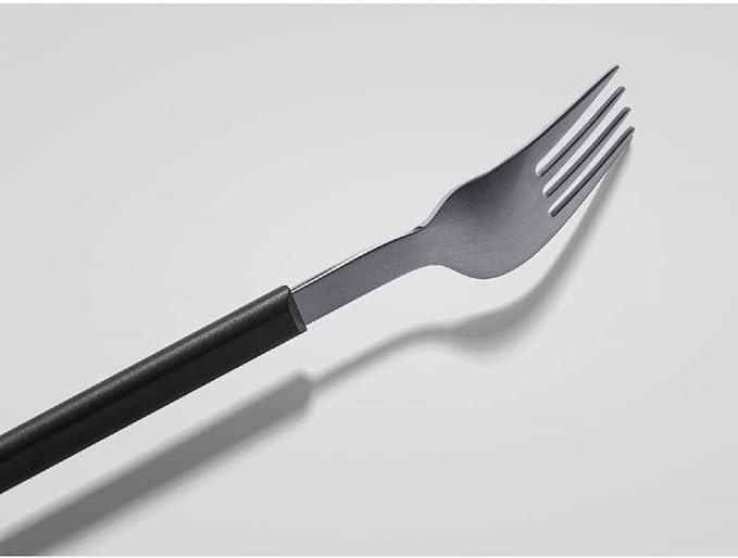 mono Ring Flatware Sets in Black, White, Blue and Grey (Grey, 5pc Set)