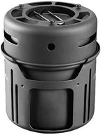JSEIAJB Outdoor Camping Hiking Picnic Cooking Tableware Windproof Stove Self-Driving Pot Pan