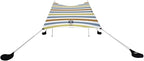 Neso Grande Portable Beach Tent Sun Shelter - Lightweight Beach Shade Canopy - Easy Setup for Family Outings - Patented Reinforced Corners - UPF 50+ Sun Protection - 7ft Tall, 9 x 9ft