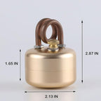 Mini Alcohol Camping Stove – Lightweight Brass & Aluminum Spirit Burner with Stand | Faster Heating – Perfect for Backpacking, Hiking & Brewing Piping Hot Tea/Coffee
