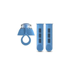 DAFI Water Bottle Filters and Cap Replacements Blue | 2-Pack | Last up to 60 Days | Hiking Water Filter, Personal Filtered Water Bottle, Camping Water Filter | BPA-Free | Made in Europe filtr