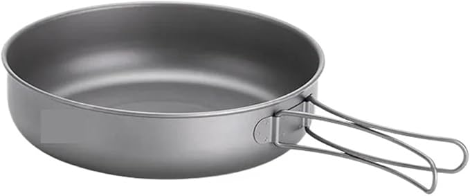 Light Titanium Tableware Outdoor Picnic Camping Cookware Pot Pan Frying
