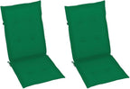 Patio Reclining Chairs ,Bistro Chair,Patio Funiture,Lawn Chairs,Armchair,Beach Chair,Camp Chair,Coffee Chair,for Outdoor,Fire Pit,Deck,Lawn,Outside,Garden,2 pcs with Cushions Solid Acacia Wood