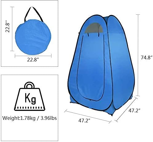 Camping Tent,Shower Tent, Toilet Shower Tent 1-2 Person Portable Pop Up Dressing Tent Changing Room Privacy Tent Camping Shelter