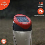 d.light S30 Solar Lantern - Ultra-Bright LED Light for Outdoor and Indoor Use, Including Camping, Hiking, Fishing, Power Outages, Emergencies, and Hurricane Survival Kits