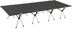 Folding Camping Cot Camping Bed Aluminum Alloy Folding Ultra-Light Lightweight Outdoor Camping Tent Break 4/3pcs Rods(80cm Balck B)