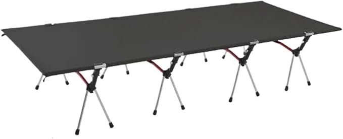 Folding Camping Cot Camping Bed Aluminum Alloy Folding Ultra-Light Lightweight Outdoor Camping Tent Break 4/3pcs Rods(80cm Balck B)