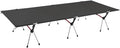 Folding Camping Cot Camping Bed Aluminum Alloy Folding Ultra-Light Lightweight Outdoor Camping Tent Break 4/3pcs Rods(80cm Balck A)