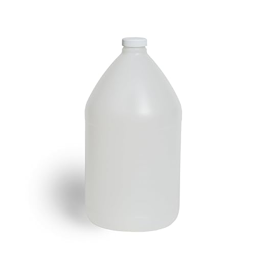FastRack 1 Gallon Water Jug (9-Pack) | Round Reusable Plastic Jugs with Lids | BPA-Free HDPE Water Container for Liquid Storage, Brewing, Camping & Emergency Prep