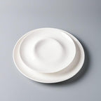 Camping Plates Western Creative Hotel Tableware Ceramic Restaurant Commercial Fusion Private Dish Plate, Suitable for Pasta, Desserts, Appetizers Decorative Plate(11in)