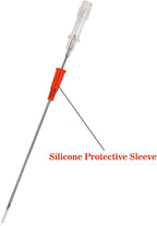 2pcs 14G Emergency First Aid Kit Tension Pneumothorax Thoracic Needle Chest Decompression Needles Body Piercing Needle