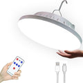 [120 LED 4500mah] Solar Camping Lights Rechargeable Portable Lantern Tent Lamp 5 Mode USB Remote Control Hanging Waterproof for Home Indoor Outdoor Emergency Courtyard 1 Pack