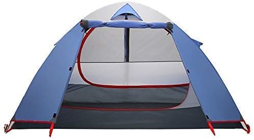 GeRRiT New Tent Double Layer Aluminum Rainproof Camping Tent for Backpacking Fishing
