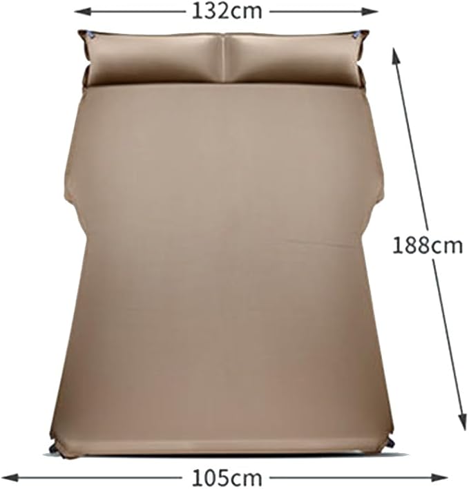 Car Inflatable Air Mattress for Nissan X-Trial(5seats) 2017-2024 Trunk Air Mattress Lightweight Comfortable Sleeping Air Bed Mattress Outdoor Camping Accessories,Brown