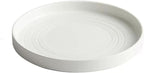 Camping Plates Ceramic Dinner Plate Home Kitchen Salad Plate Tableware Pure White Plate Round Simple Dessert Plate Flat Deep Plate Decorative Plate(002)