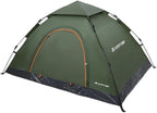 1/2/3/4 Person Tents Waterproof&Windproof Family Tents Camping-Tent,Lightweight Portable Pop Up Tent for Camping,Hiking,Mountaineering or Beach Easy to Set Up Adventures Carry Bag