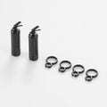 FMS Simulation Micro Scale Model FIRE Extinguisher for 1/6 1/10 RC Car Decoration Fake Props Accessory for RC Crawler Car