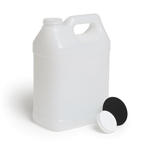 FastRack 2.5 Gallon Water Jug (Pack of 3) w/ 1 Black Rubber Cap Gripper | Reusable Plastic Jug with lid for Liquids | Heavy-Duty Water Container for Storage, Camping | BPA-Free Gallon Jugs with Lids