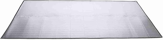 3 Types Camping Mat Foil Blanket, Outdoor Camping Tent Mat Sleeping Mattress Moistureproof Aluminum Foil Pad for Foam Insulating Sleeping Tent Pad