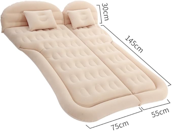 Car Inflatable Air Mattress for Chevrolet Blazer EV 2023 2024 Portable Boot Air Mattress Cushion Outdoor Travel Camping Sleeping Gear Accessories,Brown