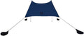 Neso Grande Portable Beach Tent Sun Shelter - Lightweight Beach Shade Canopy - Easy Setup for Family Outings - Patented Reinforced Corners - UPF 50+ Sun Protection - 7ft Tall, 9 x 9ft