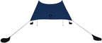 Neso Grande Portable Beach Tent Sun Shelter - Lightweight Beach Shade Canopy - Easy Setup for Family Outings - Patented Reinforced Corners - UPF 50+ Sun Protection - 7ft Tall, 9 x 9ft