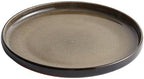 Camping Plates Dinner Plate Western Food Pasta Steak Flat Household Restaurant Tableware Ceramic Dish Decorative Plate(A)