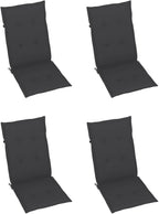 Folding Patio Chairs,Bistro Chair,Patio Funiture,Lawn Chairs,Armchair,Beach Chair,Camp Chair,Coffee Chair,for Outdoor,Fire Pit,Deck,Lawn,Outside,Garden,3 pcs with Cushions Solid Acacia Wood