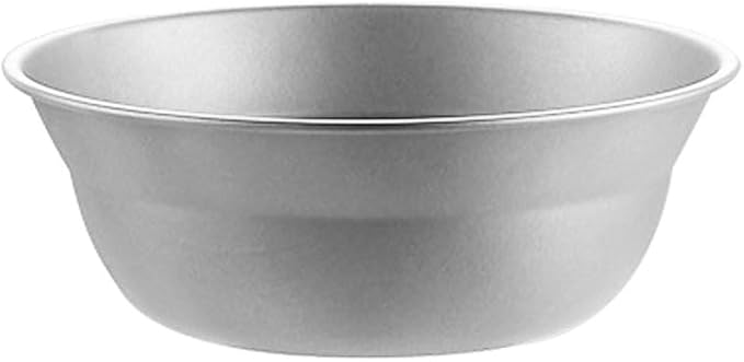 Titanium Camping Bowl - 140mm(5.5") Small Eating Bowl, 56g Lightweight Backpacking Tableware, Stackable Outdoor Dish for Cereal/Soup RT025T