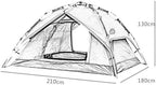 Camping Tent Large Automatic Speed Throwing Pop Up Windproof Camping Family Tent