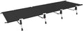 Ultralight Folding Bed Camping Single Cot Portable Travel Camping Bed Outdoor(Pink) (Schwarz)
