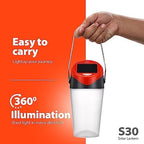 d.light S30 Solar Lantern - Ultra-Bright LED Light for Outdoor and Indoor Use, Including Camping, Hiking, Fishing, Power Outages, Emergencies, and Hurricane Survival Kits