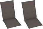 Patio Reclining Chairs ,Bistro Chair,Patio Funiture,Lawn Chairs,Armchair,Beach Chair,Camp Chair,Coffee Chair,for Outdoor,Fire Pit,Deck,Lawn,Outside,Garden,2 pcs with Cushions Solid Acacia Wood