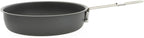 Outdoor Camping Pots Frying Pan with Folding Handle Aluminum Cooking Tableware for Hiking Picnics Fishing Mountaineering Outdoor Cooking Tableware for Hiking
