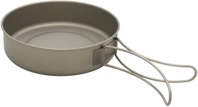 Camping Campfire Utensils, Outdoor Picnic Camping Cookware Tableware Pot Set Foldable Handle Portable Pan Frying Backpacking Gear