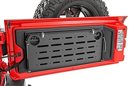 Rough Country Folding Rear Tailgate Table for Jeep Wrangler JL/Unlimited (2018-2024)