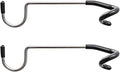 Wakauto Camping Lantern Hooks 2pcs Stainless Steel Light Pole Hooks Black Tent Lamp Hangers Outdoor Camping Accessories for Hiking and Backpacking