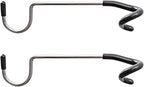 Wakauto Camping Lantern Hooks 2pcs Stainless Steel Light Pole Hooks Black Tent Lamp Hangers Outdoor Camping Accessories for Hiking and Backpacking