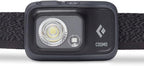 BLACK DIAMOND Cosmo 350 Headlamp | 350 Lumens, 3X AAA Batteries (Included) | Dual Power Options | Waterproof, Dimmable Light for Camping & Hiking | Graphite