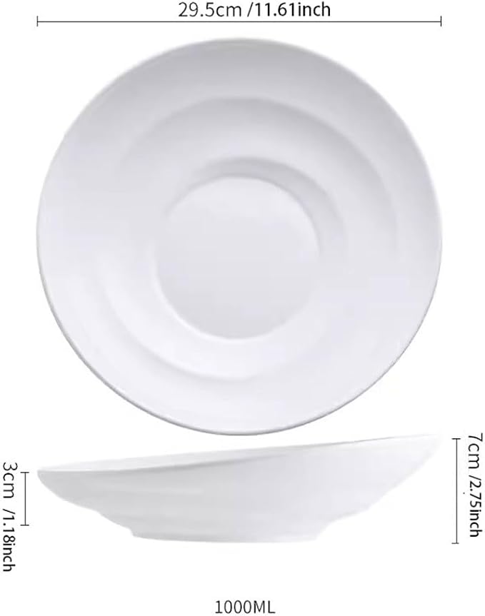 Camping Plates Dish Plate Tableware Hotel Commercial Creative Cold Dish Plate Stir-Fry Plate Ceramic Salad Bowl Fruit Bowl Decorative Plate